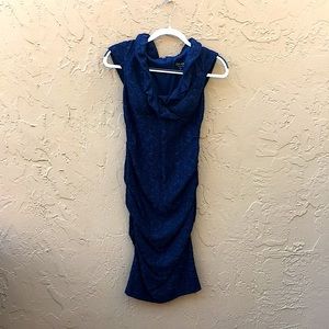 Dress, size s, navy blue